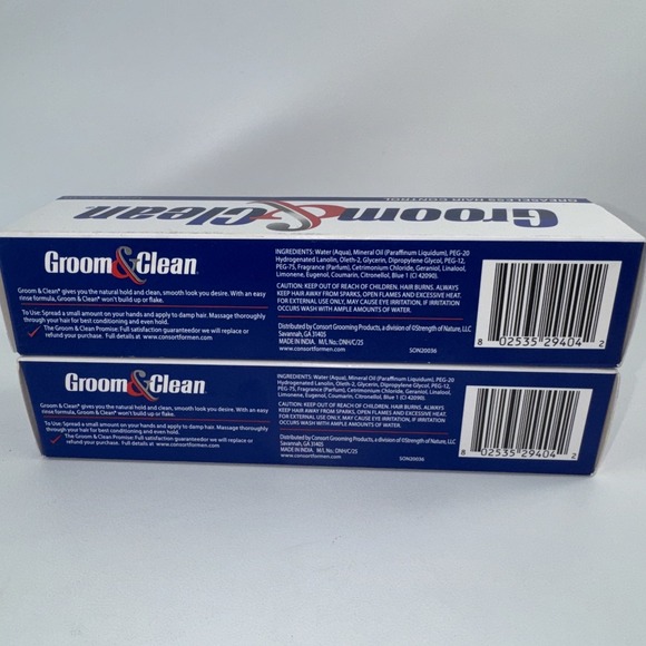 2 x Groom and Clean Greaseless Hair Control 4.5 Ounce  (Pack of 2) - Picture 4 of 6